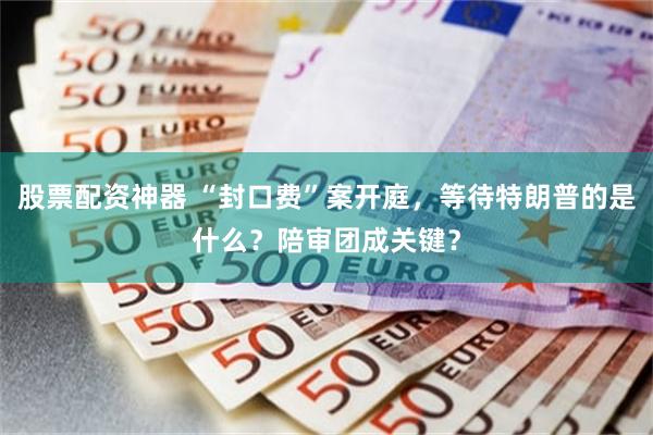 股票配资神器 “封口费”案开庭,等待特朗普的是什么?陪审团成关键?