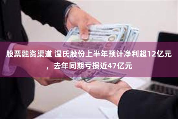 股票融资渠道 温氏股份上半年预计净利超12亿元,去年同期亏损近47亿元
