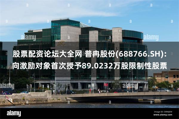 股票配资论坛大全网 普冉股份(688766.SH):向激励对象首次授予89.0232万股限制性股票