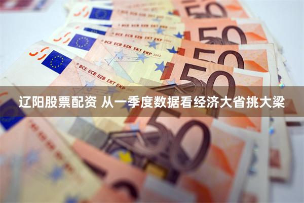 辽阳股票配资 从一季度数据看经济大省挑大梁