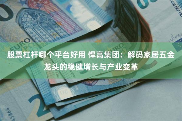 股票杠杆哪个平台好用 悍高集团：解码家居五金龙头的稳健增长与产业变革